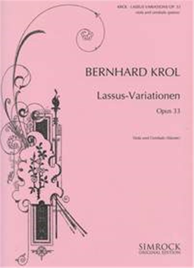 Lassus Variations op. 33